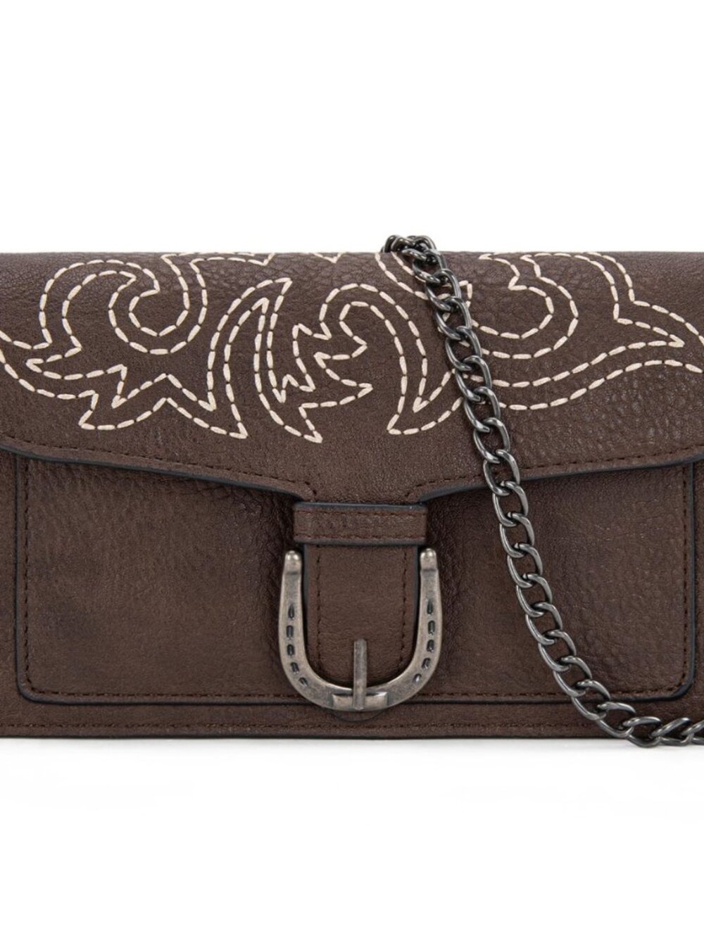 Small Crossbody Purse with Chain Strap Western Designer Clutch and Handbags for